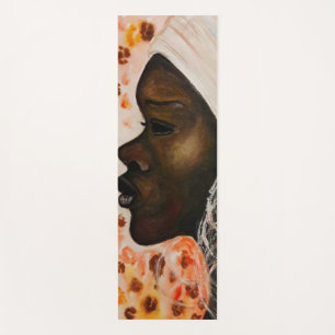 Tapis De Yoga Jolie femme africaine Yoga Mat