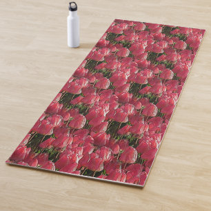 Tapis De Yoga Jolie tulipe rose