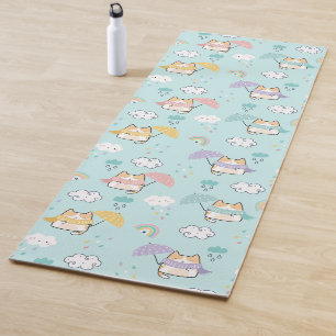 Tapis De Yoga Jour pluvieux Motif Yoga Mat