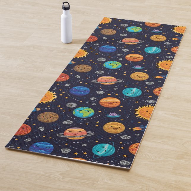 Tapis De Yoga Joyeuses planètes Yoga Mat (En situation)