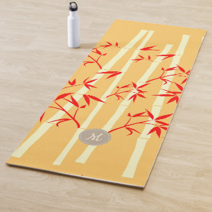 Tapis De Yoga Joyeux Bamboo Zen Light Custom Monogramme
