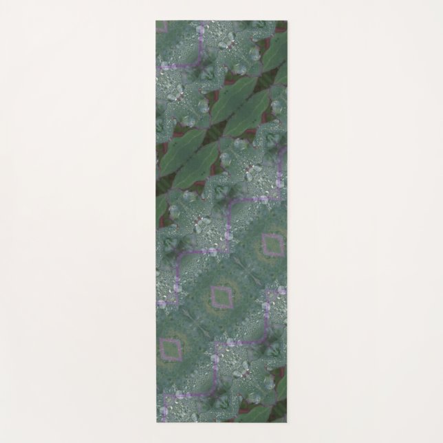 Tapis De Yoga Kale Ikat 8 Angled (Devant)