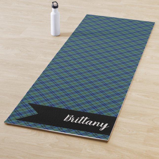 Tapis De Yoga Keith Clan Scottish Tartan Plaid Motif (En situation)