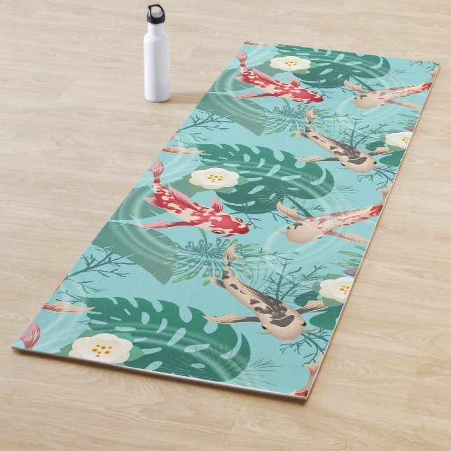 Tapis De Yoga Koi Pond (En situation)