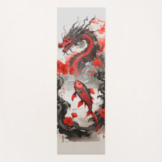 Tapis De Yoga La carpe devient un dragon