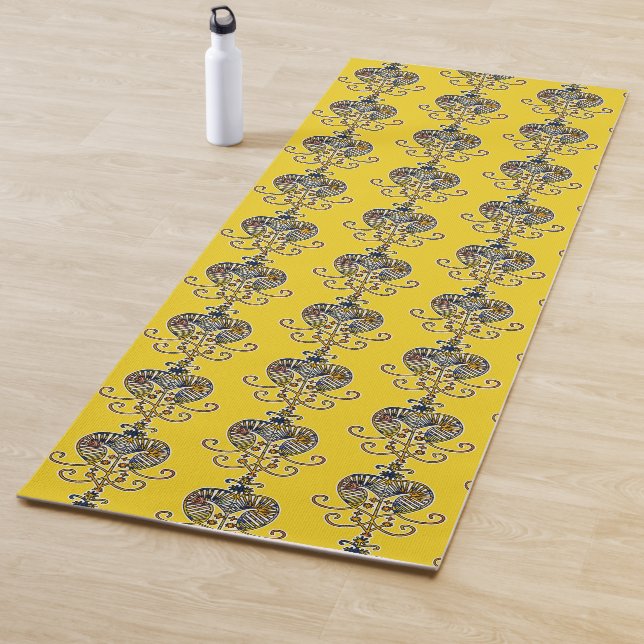 Tapis De Yoga La déesse d'Oshun Veve Sigil (En situation)