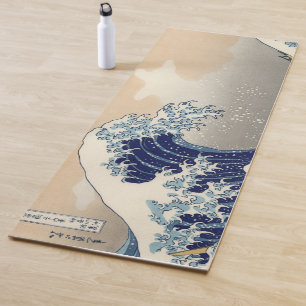 Tapis De Yoga La Grande Vague au large de Kanagawa Hokusai