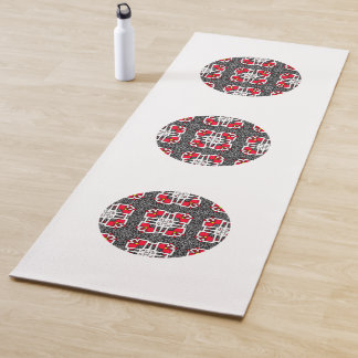 Tapis De Yoga L'art kaléidoscope du seizième volume trente-deux