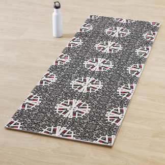 Tapis De Yoga L'art kaléidoscope du seizième volume trente-neuf