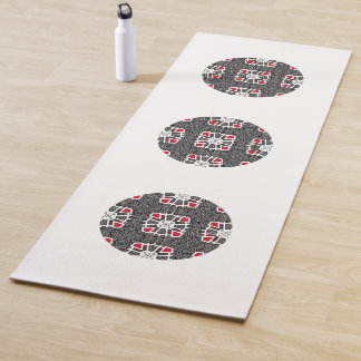 Tapis De Yoga L'art kaléidoscope du seizième volume trente-quatr
