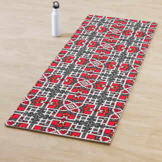 Tapis De Yoga L'art kaléidoscope du seizième volume vingt-neuf