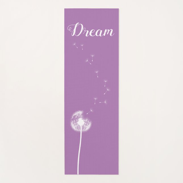 Tapis De Yoga Lavande Dandelion Yoga Mat (Devant)