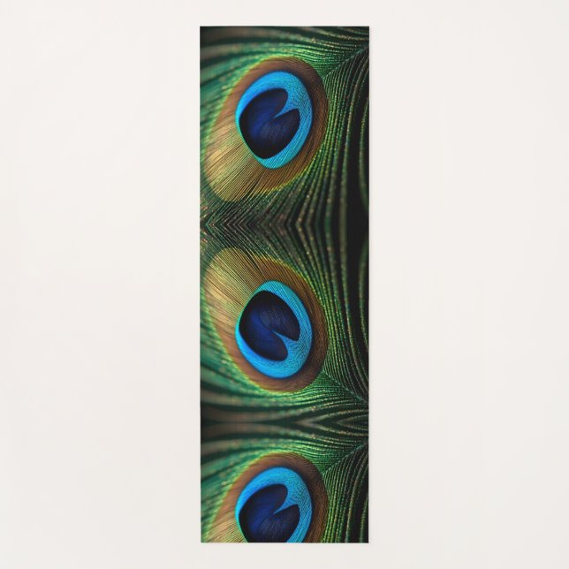 Tapis De Yoga Le bijou de Peacock (Devant)