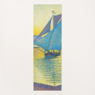 Tapis De Yoga Le port au coucher du soleil, Signac