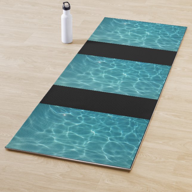 Tapis De Yoga L'eau de piscine (En situation)
