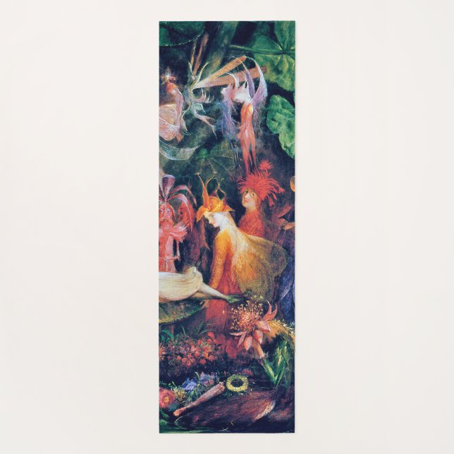 Tapis De Yoga Les funérailles de la fée, John Anster Fitzgerald (Dos)