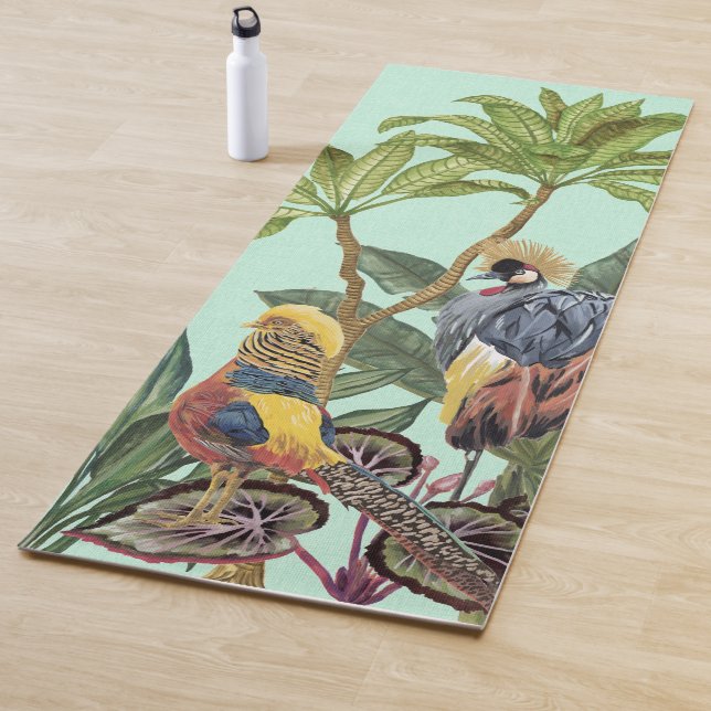 Tapis De Yoga Les oiseaux au paradis - Les grands oiseaux (En situation)