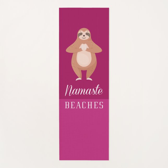 Tapis De Yoga Les plages de Namaste (Devant)