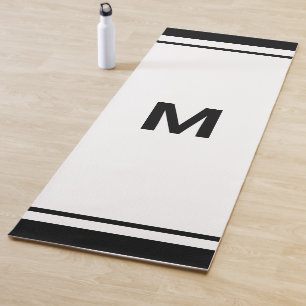 Tapis De Yoga Lettre monogramme