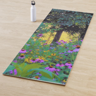 Tapis De Yoga Lever du soleil du matin dans My Rubio Garden