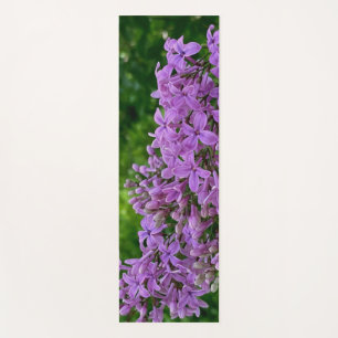 Tapis De Yoga Lilas violet romantique élégant violet photo flora