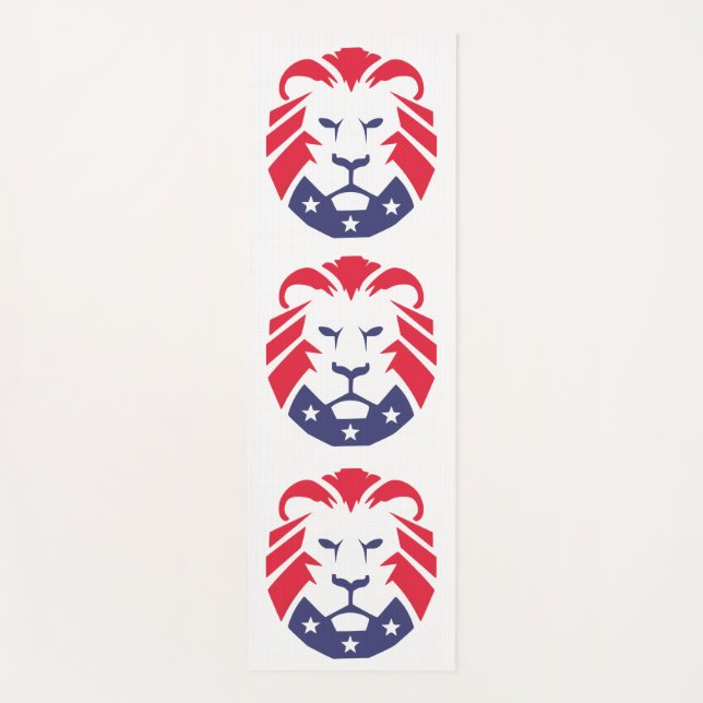 Tapis De Yoga Lion des Patriotes (Devant)