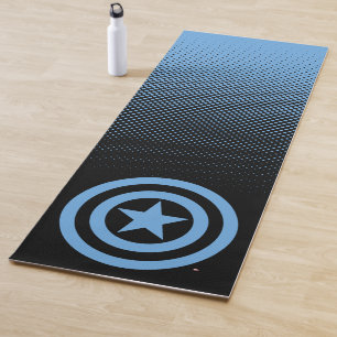 Tapis De Yoga Logo de super soldat de Captain America