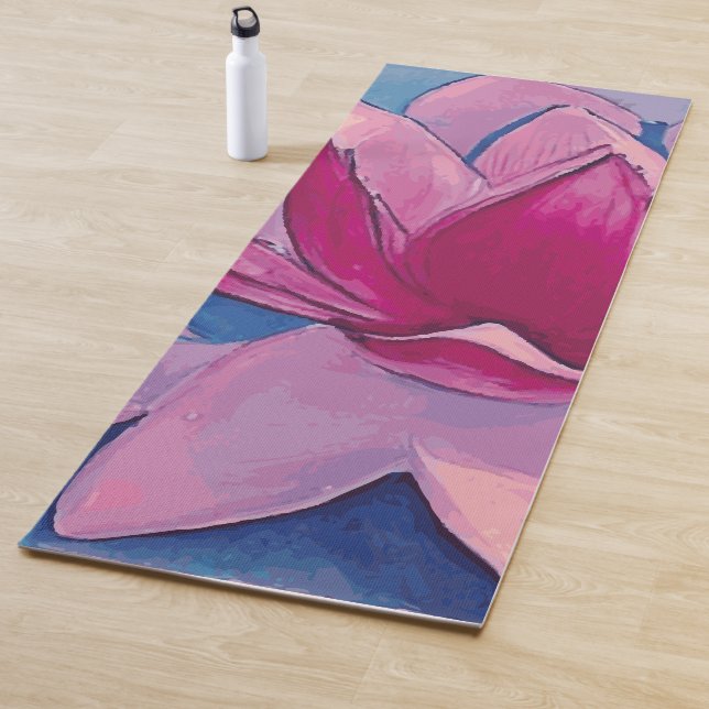 Tapis De Yoga Lotus Flower - Yoga Mat (En situation)