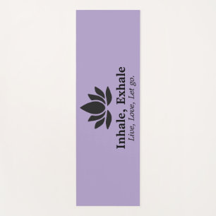 Tapis De Yoga Lotus Tranquille : Inhale, Inspiration Exhale