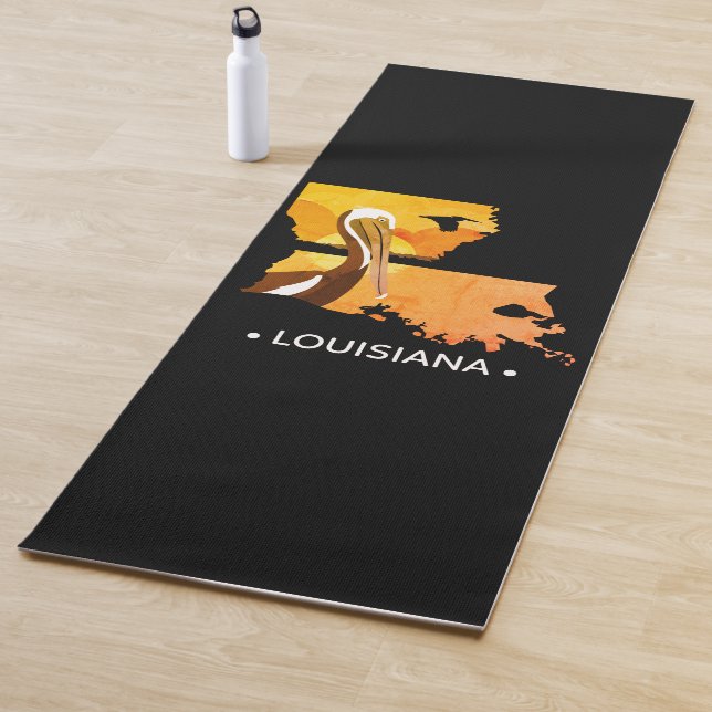 Tapis De Yoga Louisiane State Yoga Mat (En situation)