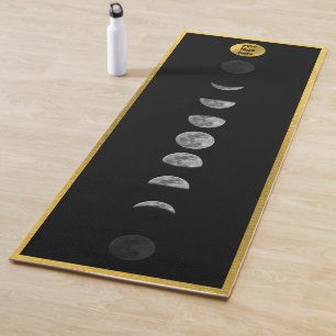 Tapis De Yoga Lunaire Moon Phases Studio Instructor Business Log