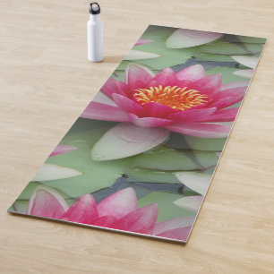 Tapis De Yoga Lys d'eau de Lotus rose