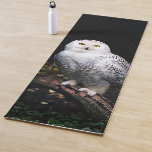 Tapis De Yoga Magnifique harfang des neiges d'hiver