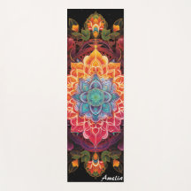 Magnifique Monogramme couleur Mandala Boho