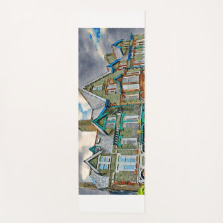 Tapis De Yoga Maison victorienne à Keswick peinte en aquarelle