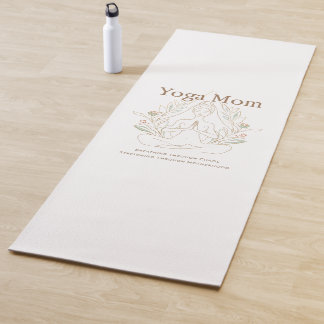 Tapis De Yoga Maman de yoga qui respire à travers la maternité