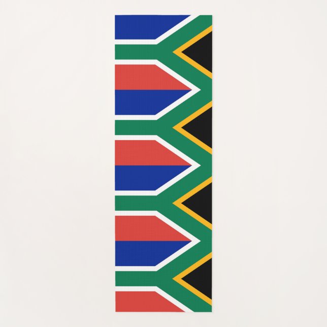 Tapis De Yoga Manats patriotiques de yoga avec drapeau d'Afrique (Devant)