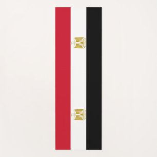 Tapis De Yoga Manats patriotiques de yoga avec drapeau d'Egypte