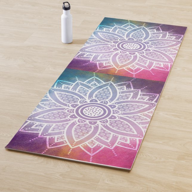 Tapis De Yoga Mandala (En situation)