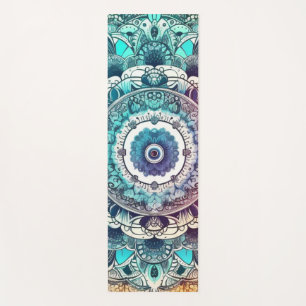 Tapis De Yoga Mandala coloré