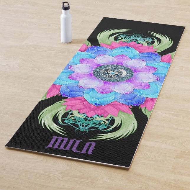 Tapis De Yoga Mandala méditation yoga mat (En situation)