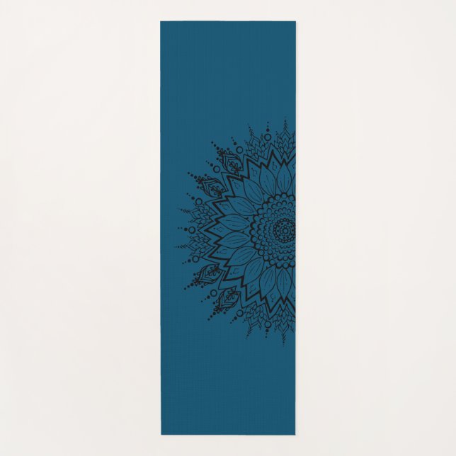 Tapis De Yoga Mandala Yoga Mat, Sunflower Exercice Mats (Devant)