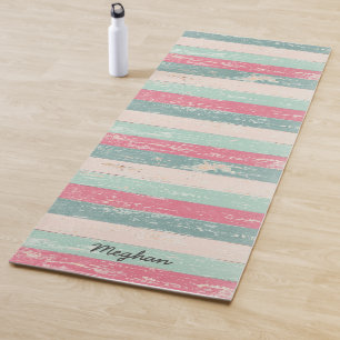 Tapis De Yoga Manipulé Pastel Bois Personnalisé Yoga Mat