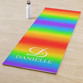 Tapis De Yoga Manteau de Yoga à arc-en-ciel brillant