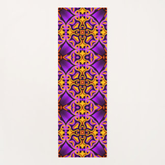 Tapis De Yoga Manteau de Yoga à motifs violet et jaune