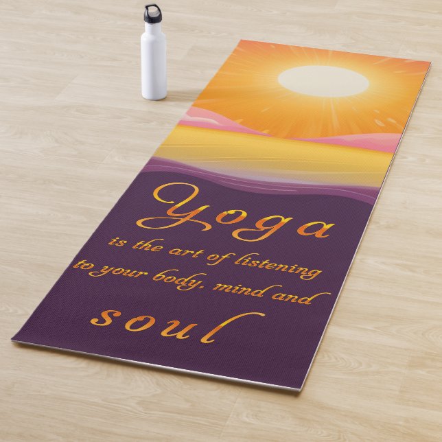 Tapis De Yoga Manteaux de yoga écologiques avec des citations in (En situation)
