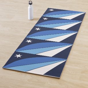 Tapis De Yoga Manteaux de yoga patriotique avec drapeau de Colum