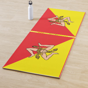 Tapis De Yoga Manteaux de Yoga patriotique avec drapeau de la Si