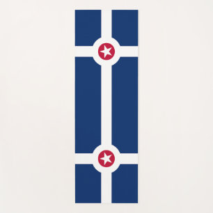 Tapis De Yoga Manteaux de Yoga patriotique avec drapeau d'Indian
