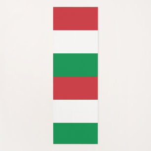 Tapis De Yoga Manteaux de Yoga patriotique avec drapeau d'Italie